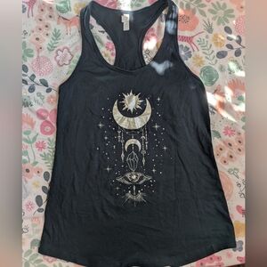 Mystical Navy Blue Tank Top